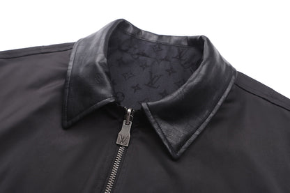 260813 New high-quality double-sided printed jacquard logo jacket