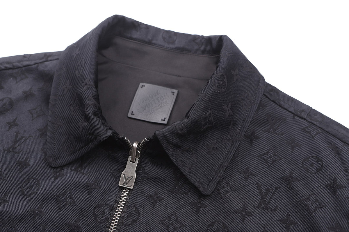 260813 New high-quality double-sided printed jacquard logo jacket