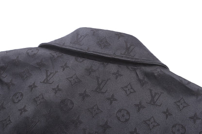 260813 New high-quality double-sided printed jacquard logo jacket