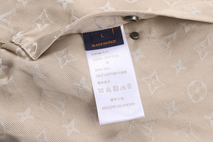 260813 New high-quality double-sided printed jacquard logo jacket