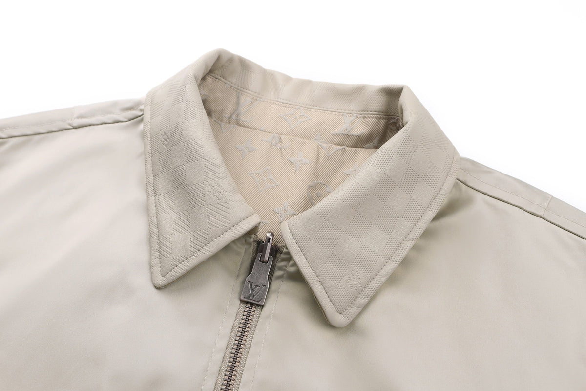 260813 New high-quality double-sided printed jacquard logo jacket