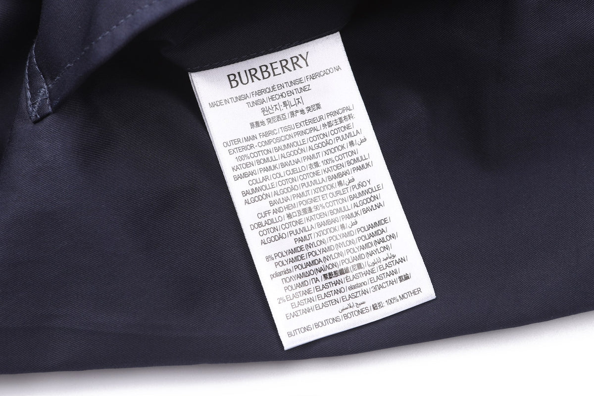 260813 New high-quality checked embroidered Harrington coat