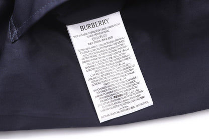 260813 New high-quality checked embroidered Harrington coat