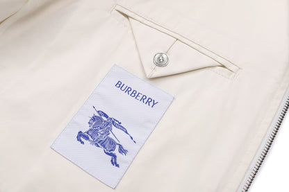260813 New high-quality checked embroidered Harrington coat