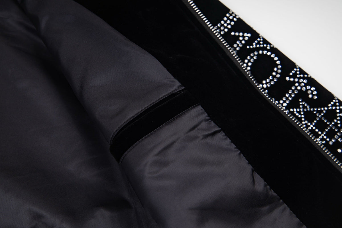 260813 New high-quality, elaborately crafted jacket with full diamond design for men