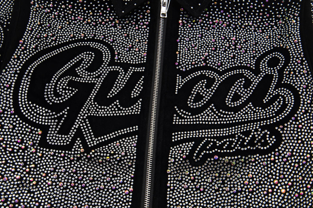 260813 New high-quality, elaborately crafted jacket with full diamond design for men