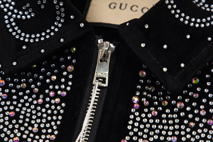 260813 New high-quality, elaborately crafted jacket with full diamond design for men