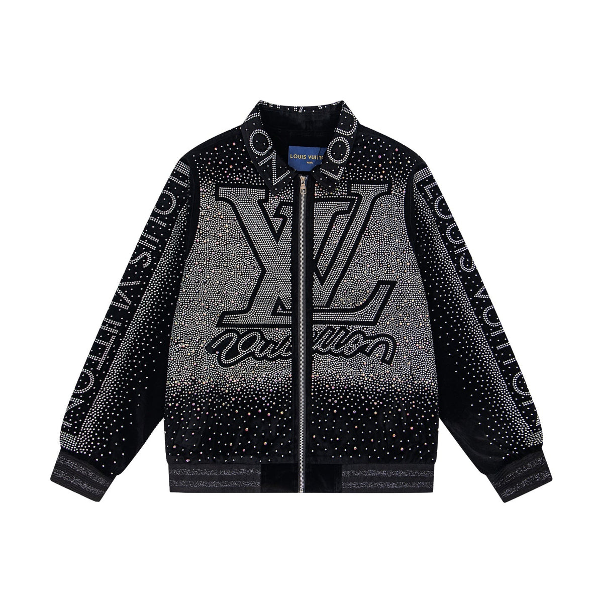 260813 New high-quality, elaborately crafted jacket with full diamond design for men