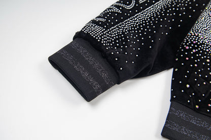 260813 New high-quality, elaborately crafted jacket with full diamond design for men
