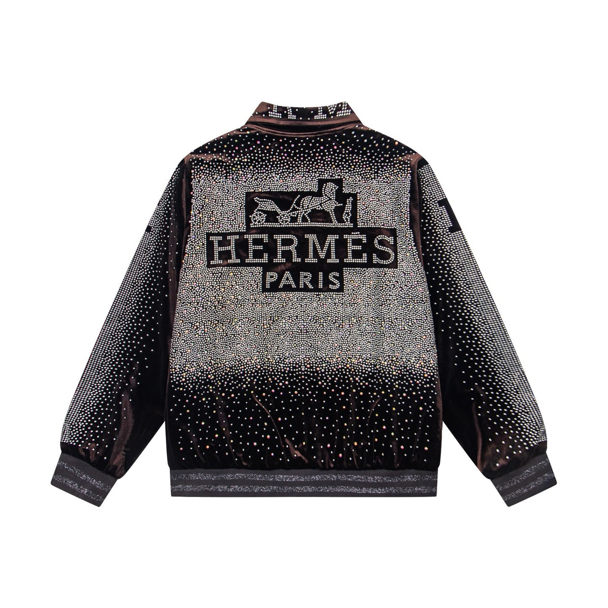 260813 New high-quality, elaborately crafted jacket with full diamond design for men