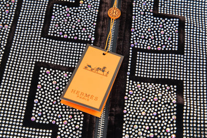 260813 New high-quality, elaborately crafted jacket with full diamond design for men