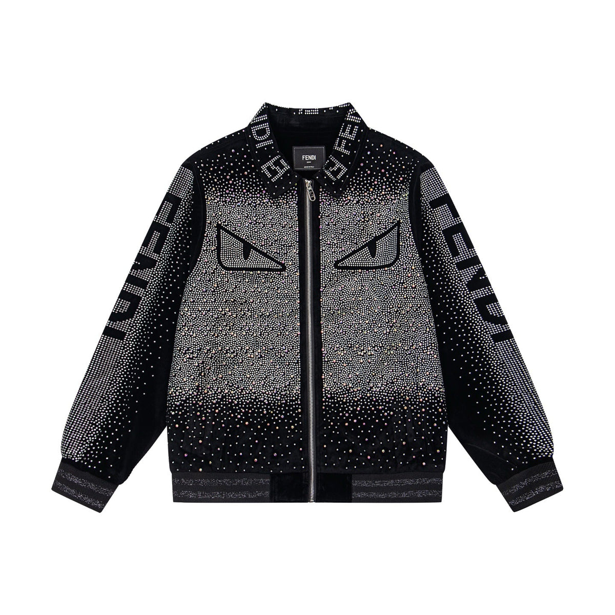 260813 New high-quality, elaborately crafted jacket with full diamond design for men