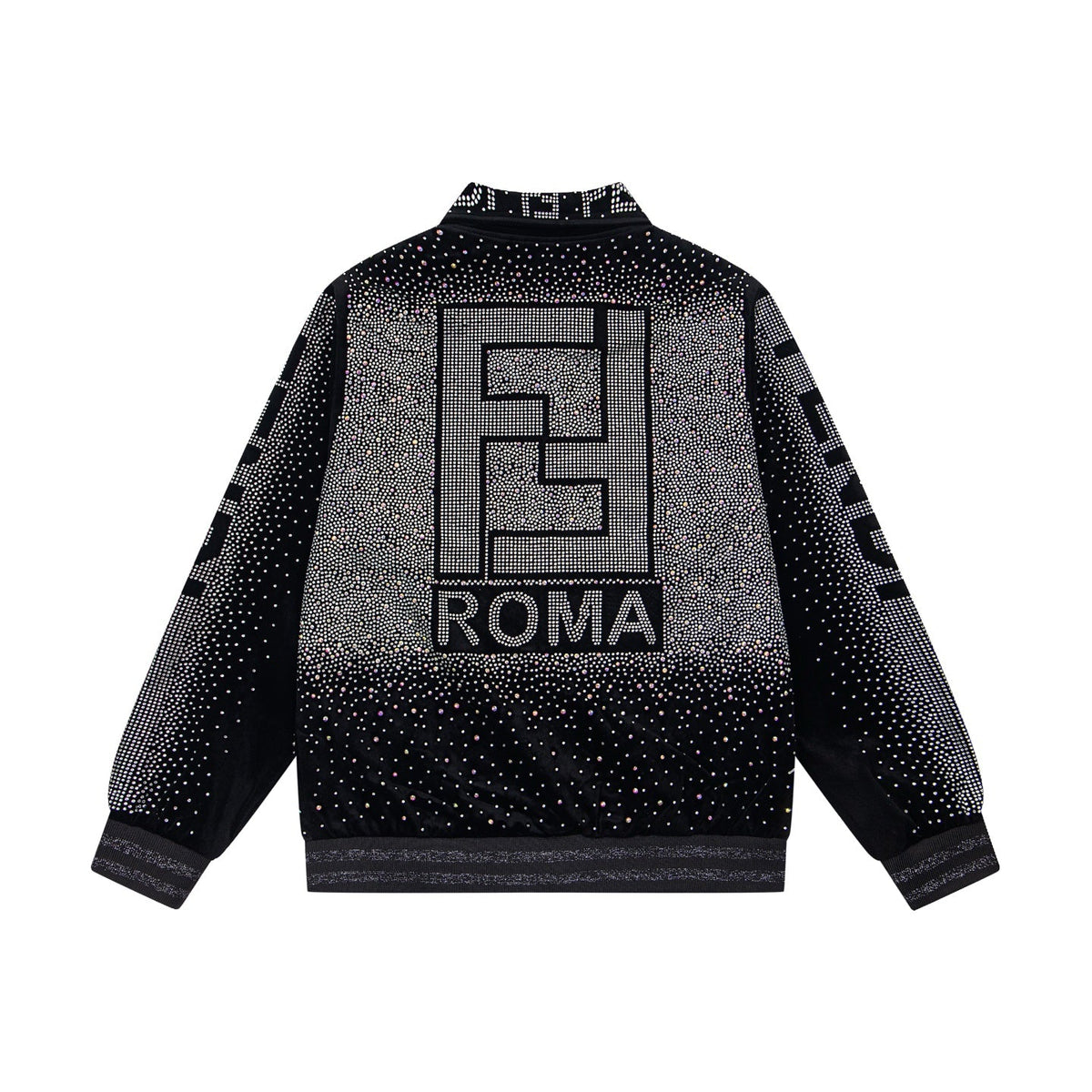 260813 New high-quality, elaborately crafted jacket with full diamond design for men