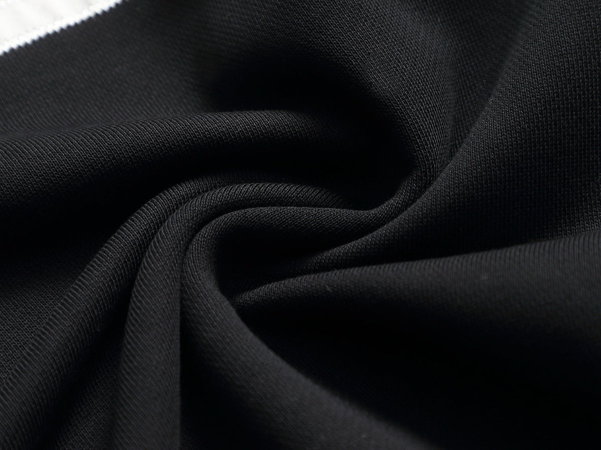 260813 New high-quality classic embroidery patchwork casual round-neck hoodie