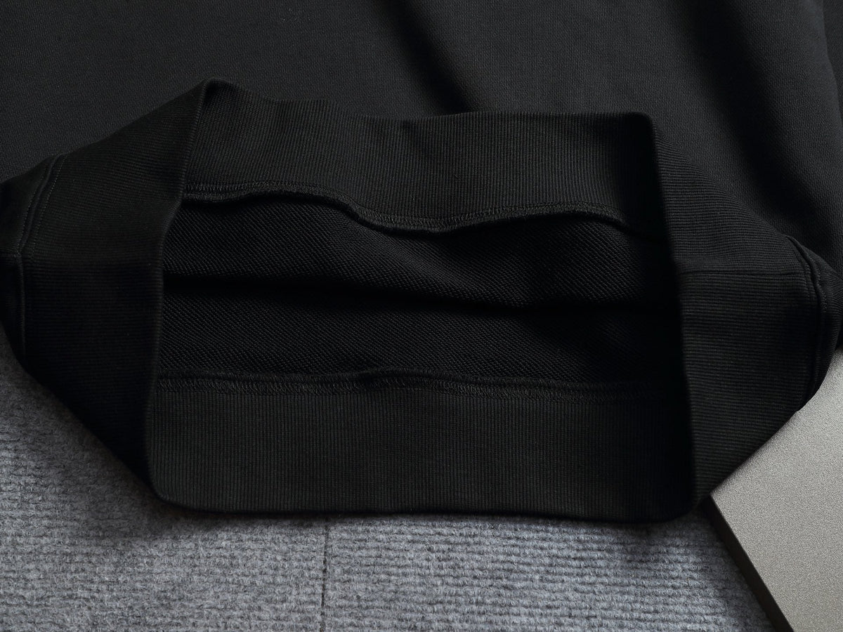 260813 New high-quality classic embroidery patchwork casual round-neck hoodie