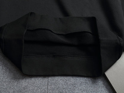 260813 New high-quality classic embroidery patchwork casual round-neck hoodie