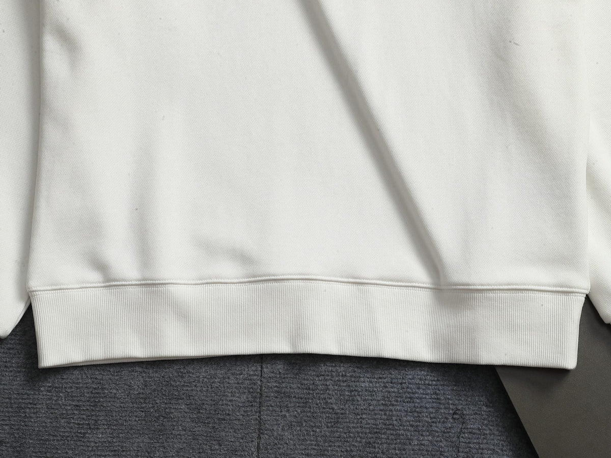260813 New high-quality classic embroidery patchwork casual round-neck hoodie