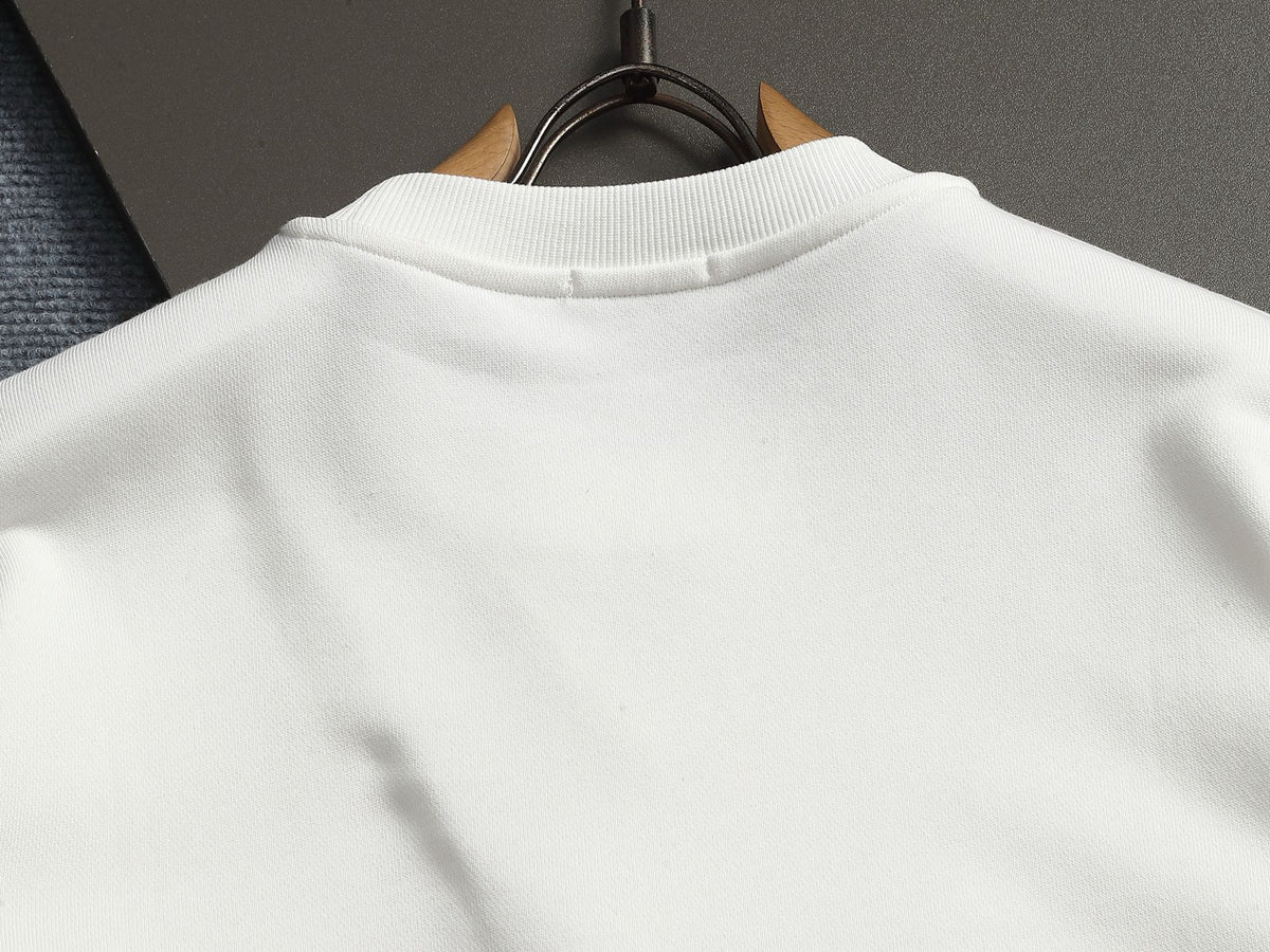 260813 New high-quality classic embroidery patchwork casual round-neck hoodie