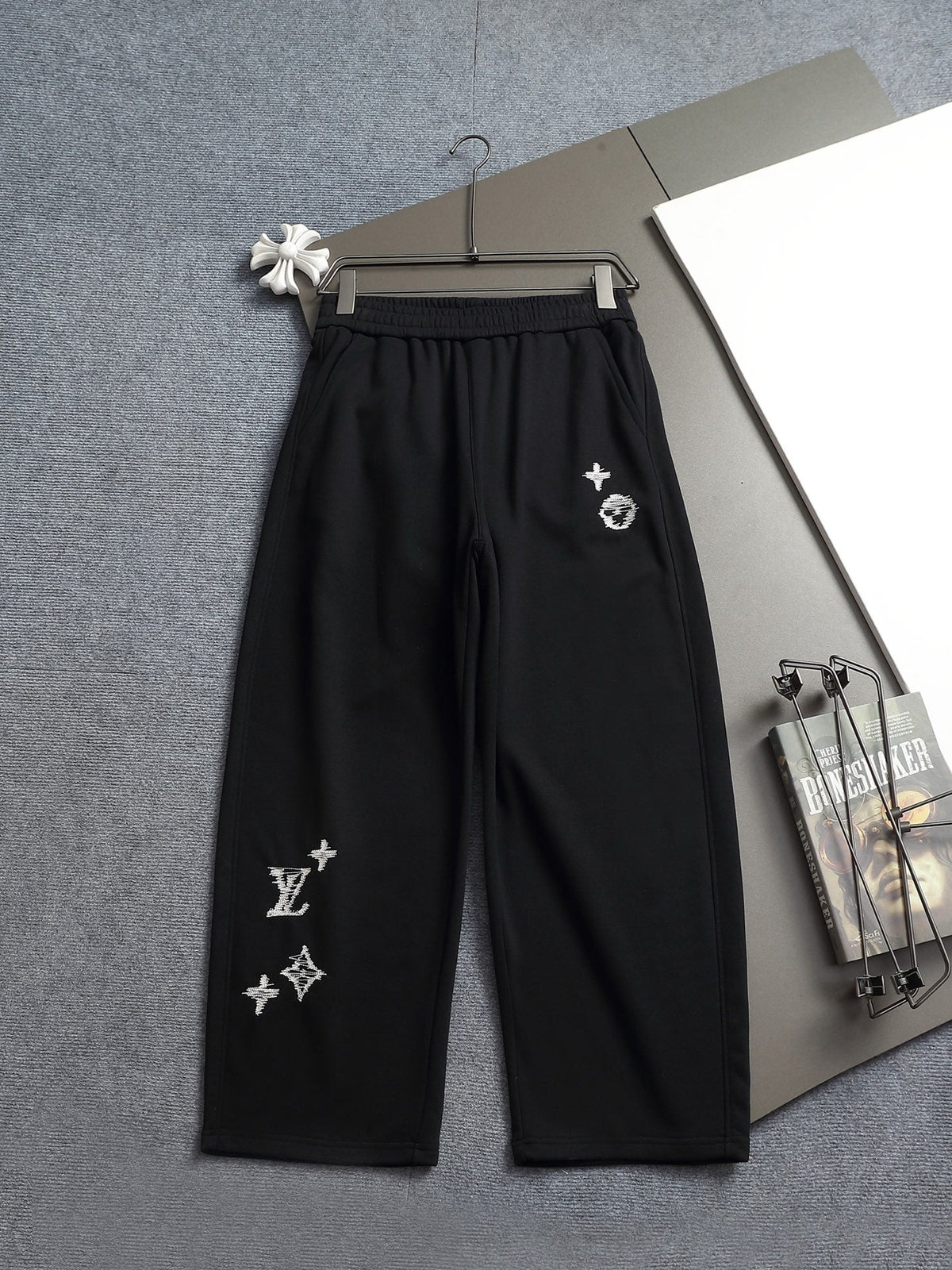 260813 New high-quality embroidered sporty casual sweatpants