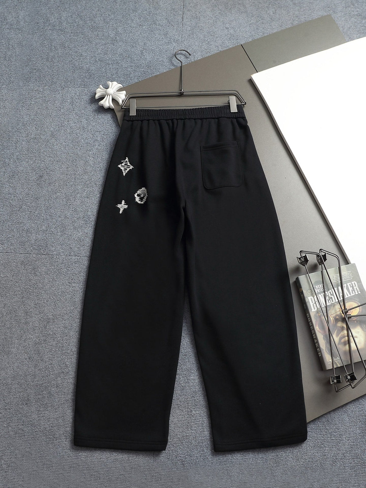 260813 New high-quality embroidered sporty casual sweatpants