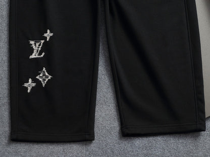 260813 New high-quality embroidered sporty casual sweatpants