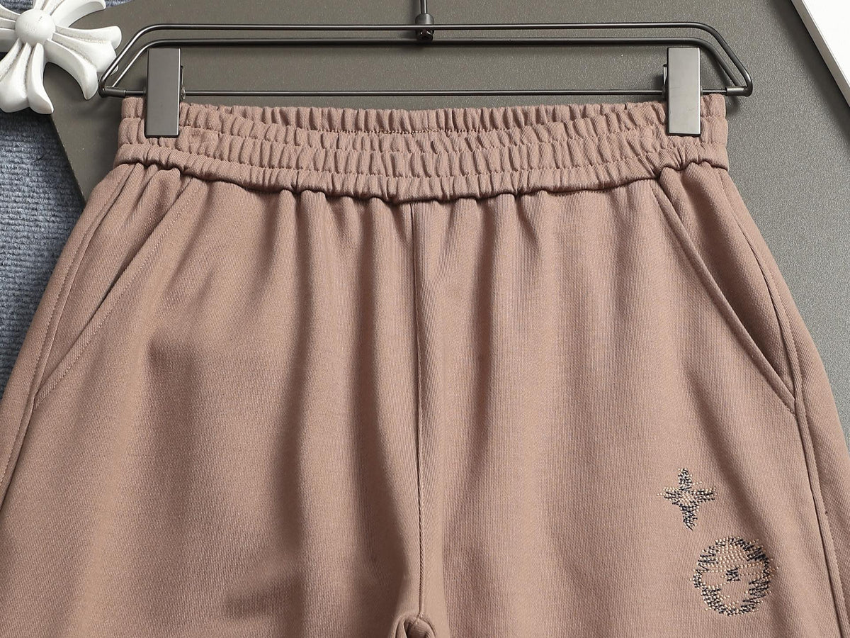 260813 New high-quality embroidered sporty casual sweatpants
