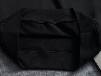 260813 New high-quality pocket embroidered round-neck hoodie