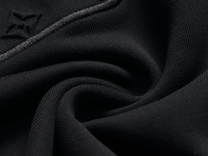 260813 New high-quality pocket embroidered round-neck hoodie