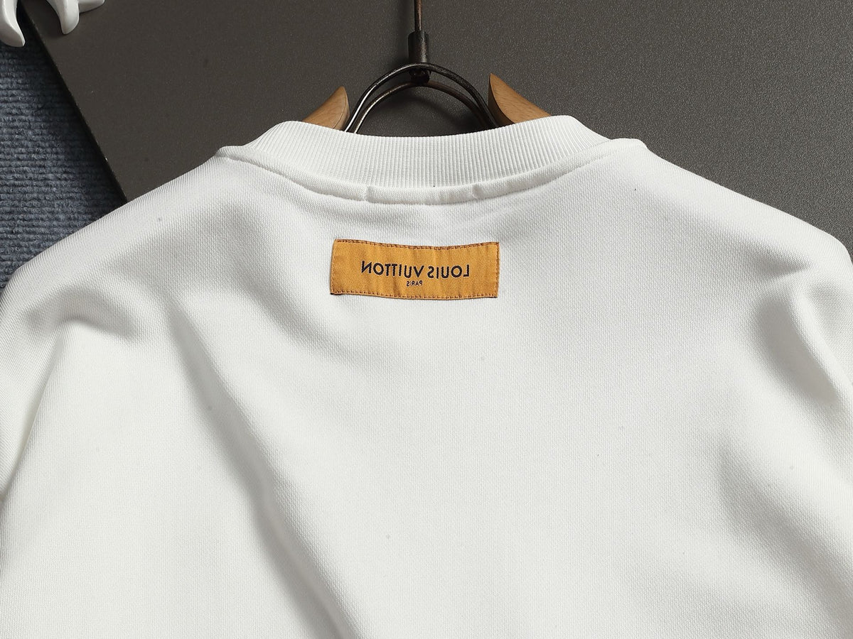 260813 New high-quality pocket embroidered round-neck hoodie