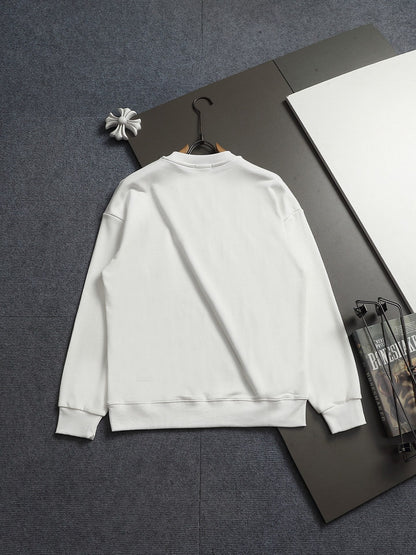260813 New high-quality embroidered multi-color candy round-neck hoodie