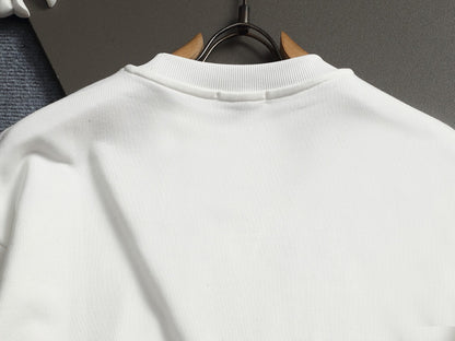 260813 New high-quality embroidered multi-color candy round-neck hoodie
