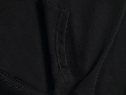 260813 New high-quality raised and recessed embroidery multi-color candy hoodie shirt