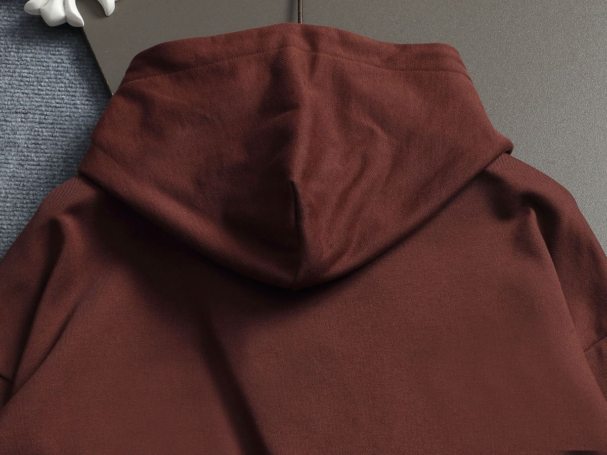 260813 New high-quality raised and recessed embroidery multi-color candy hoodie shirt
