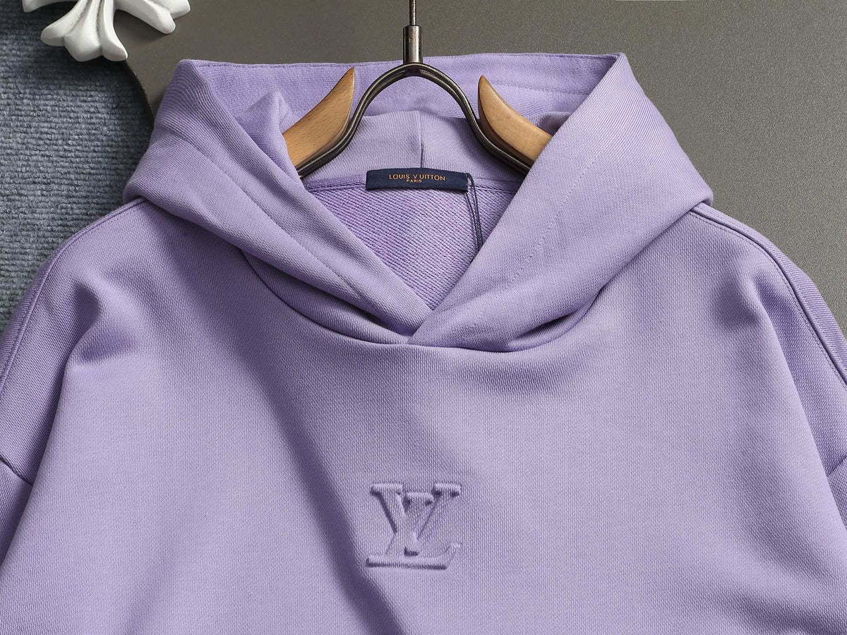 260813 New high-quality raised and recessed embroidery multi-color candy hoodie shirt
