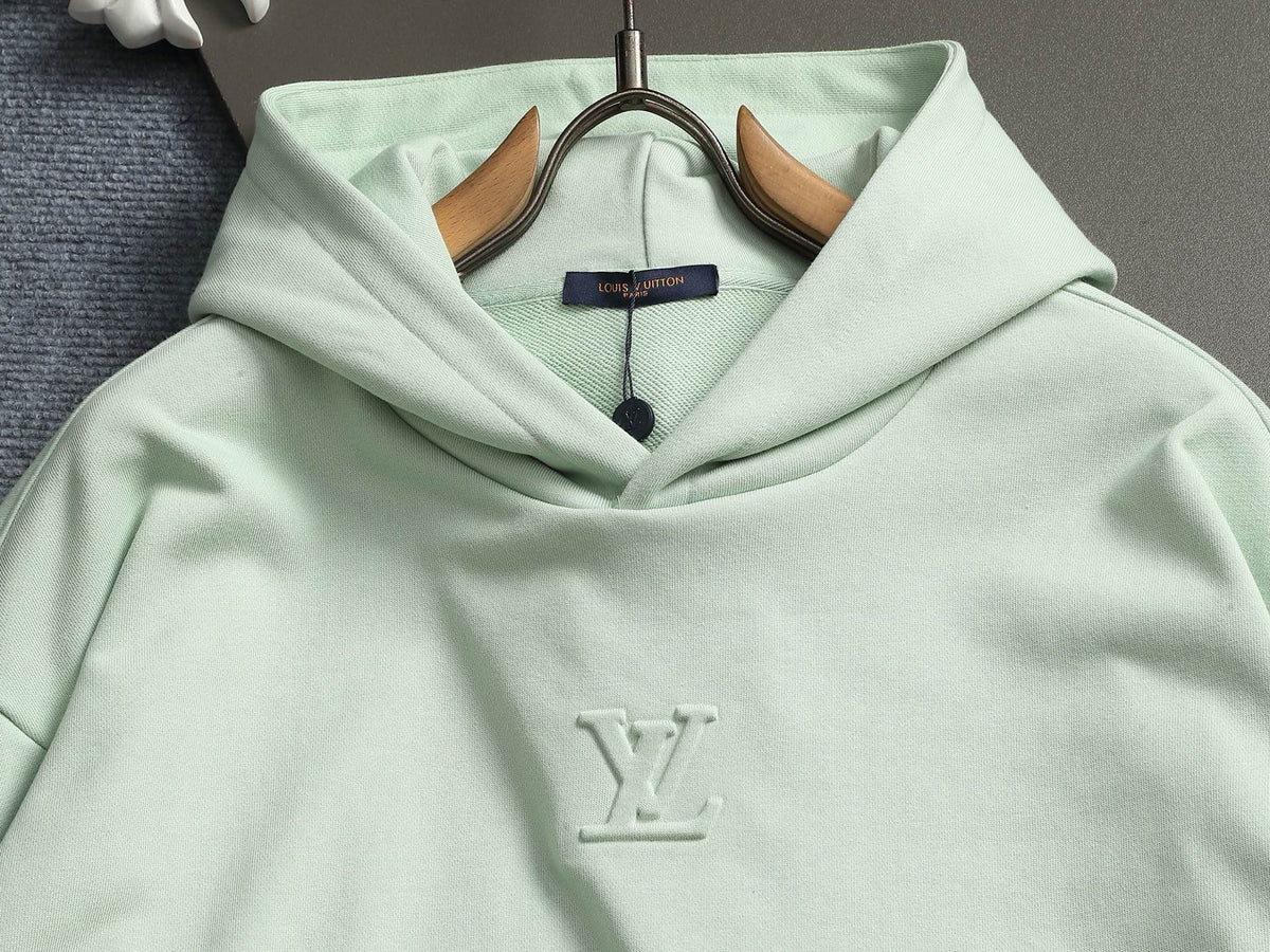 260813 New high-quality raised and recessed embroidery multi-color candy hoodie shirt