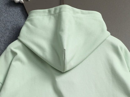 260813 New high-quality raised and recessed embroidery multi-color candy hoodie shirt