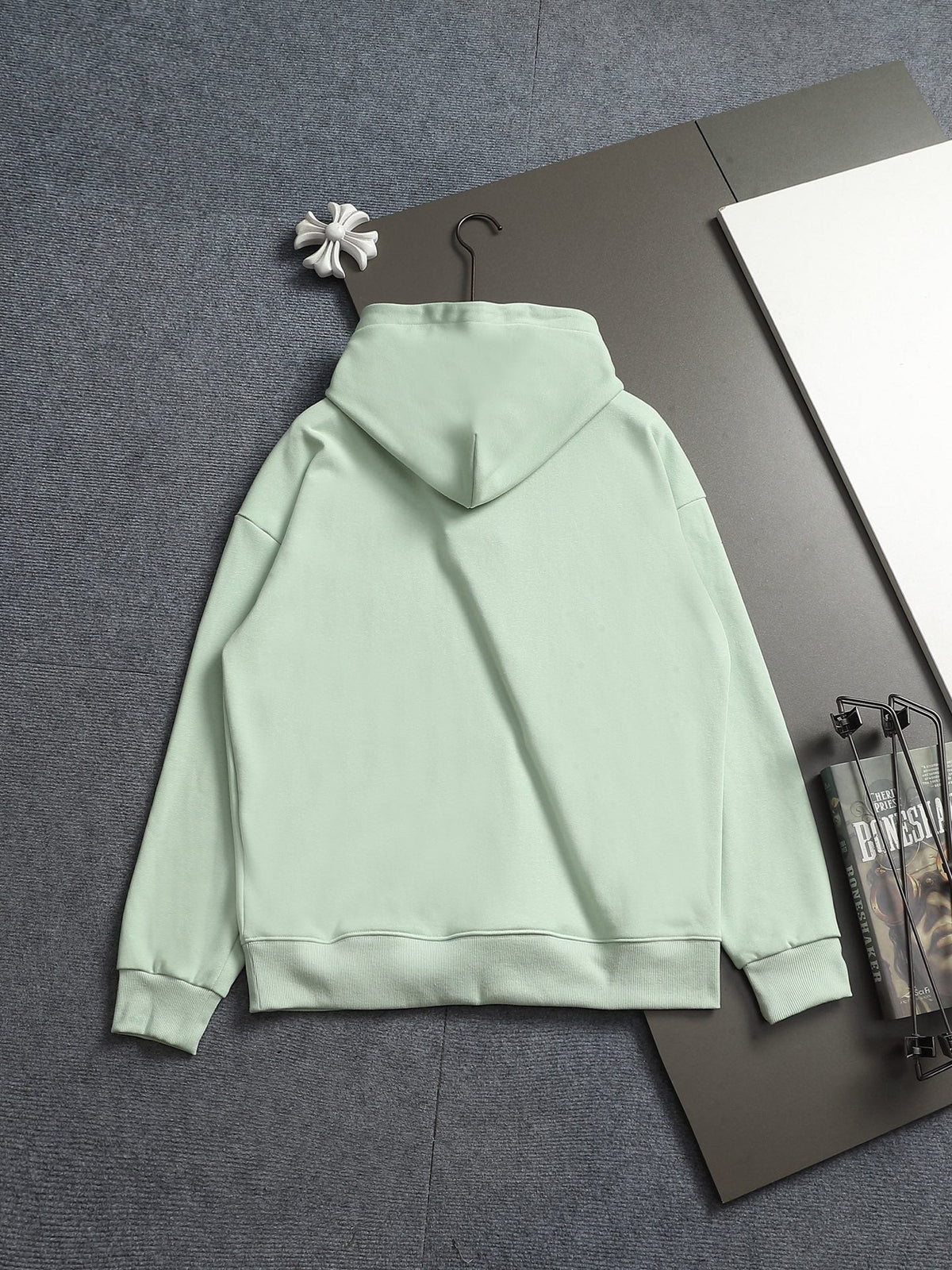 260813 New high-quality raised and recessed embroidery multi-color candy hoodie shirt