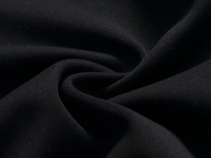 260813 New high-quality raised and recessed embroidery round-neck pullover shirt