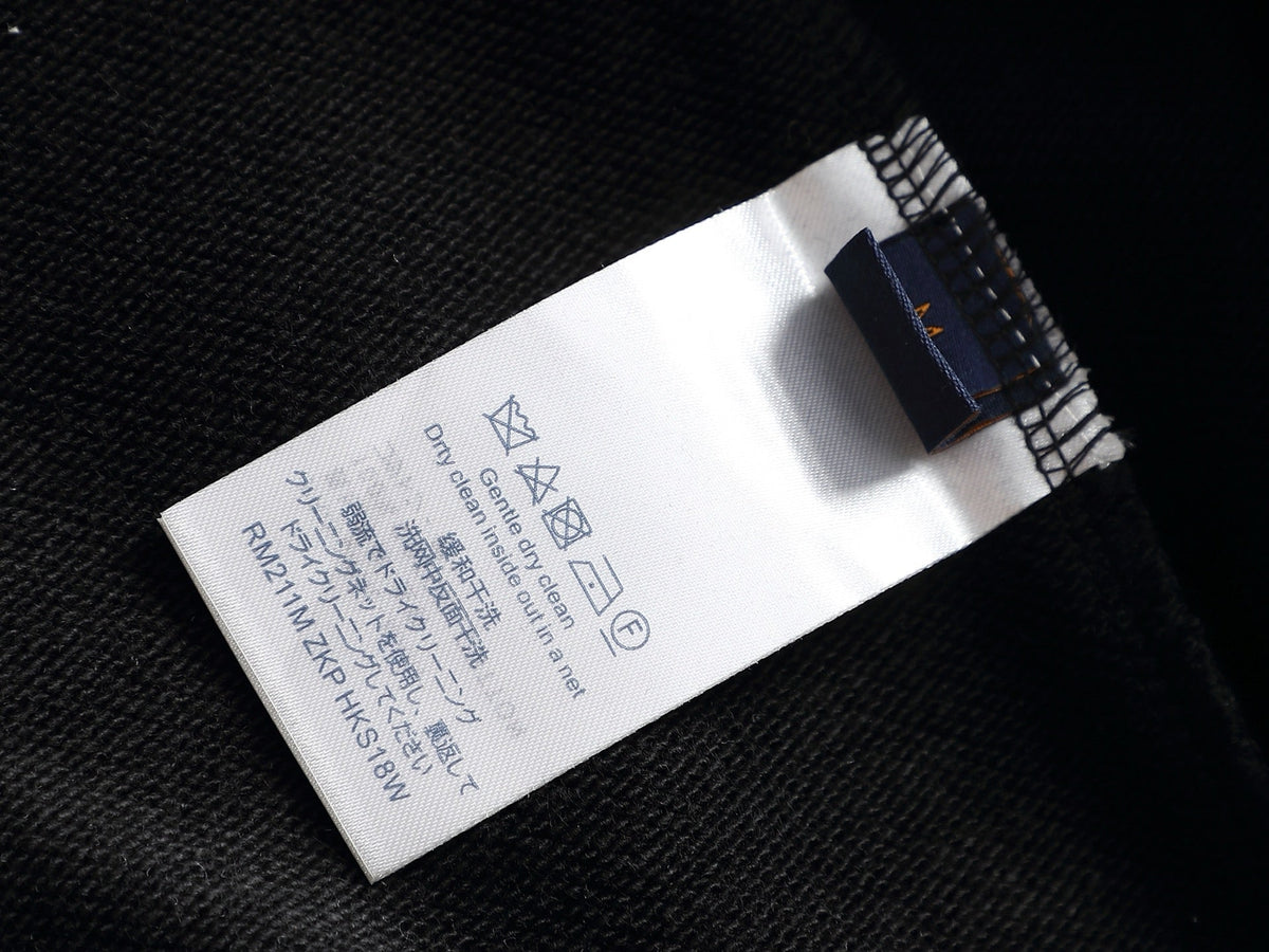 260813 New high-quality raised and recessed embroidery round-neck pullover shirt