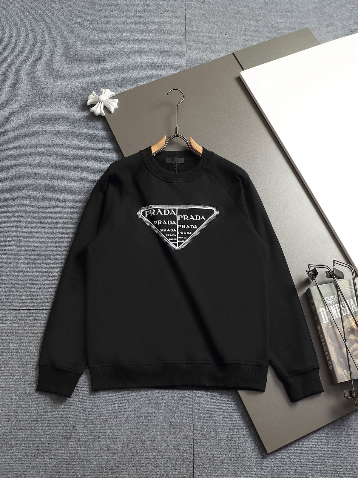 260813 New high-quality classic simple icon crewneck hoodie
