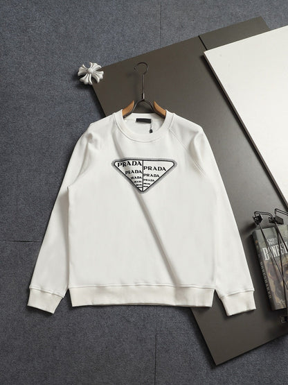 260813 New high-quality classic simple icon crewneck hoodie