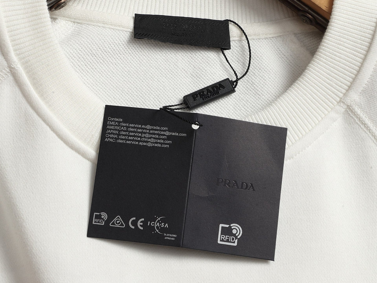 260813 New high-quality classic simple icon crewneck hoodie