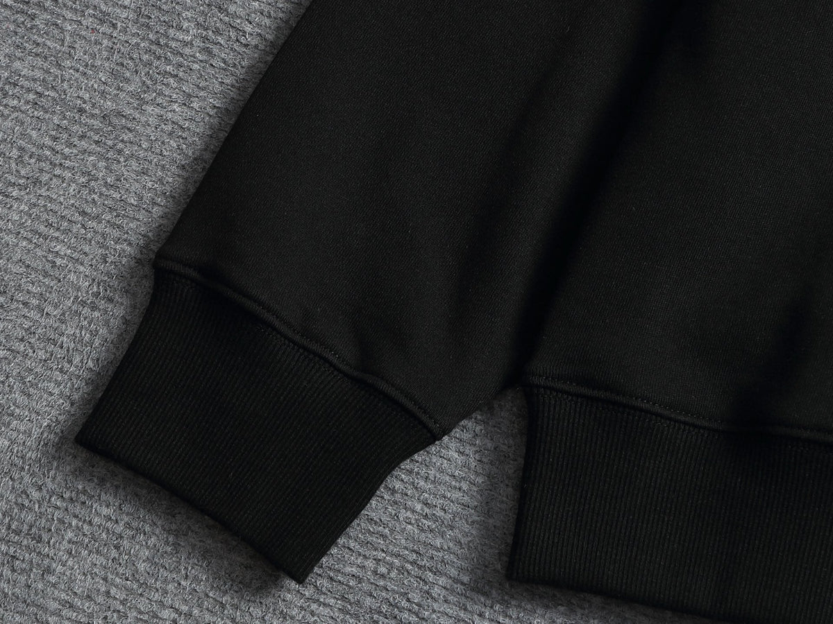 260813 New high-quality classic simple round-neck hoodie