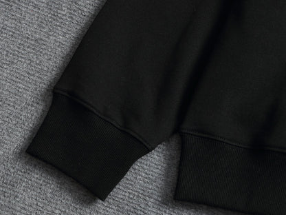 260813 New high-quality classic simple round-neck hoodie