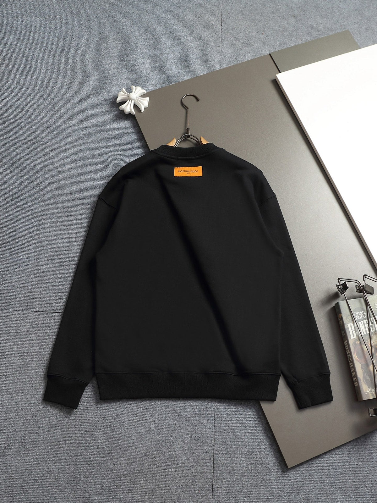 260813 New high-quality classic simple round-neck hoodie