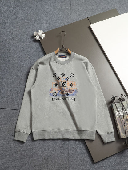 260813 New high-quality classic simple round-neck hoodie