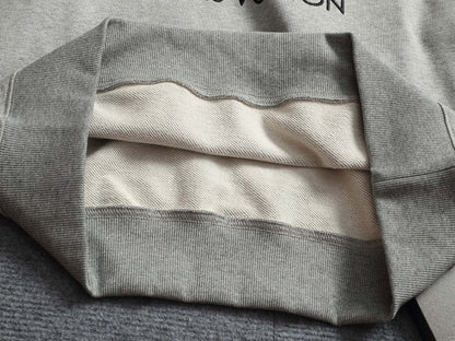 260813 New high-quality classic simple round-neck hoodie
