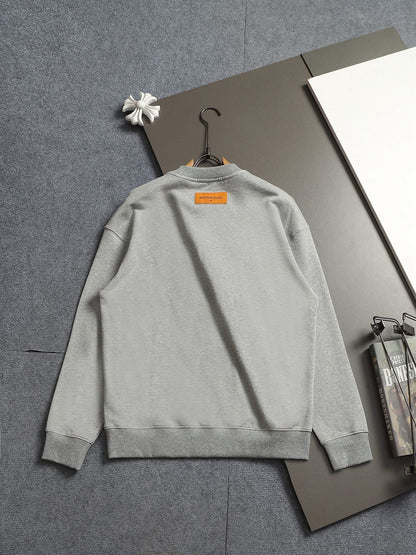 260813 New high-quality classic simple round-neck hoodie