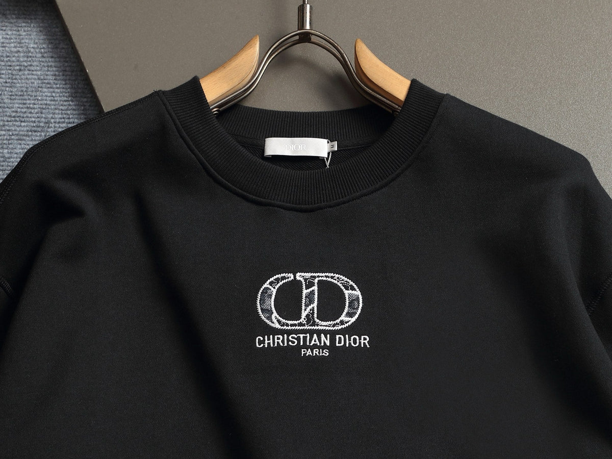 260813 New high-quality classic logo pure cotton round-neck hoodie
