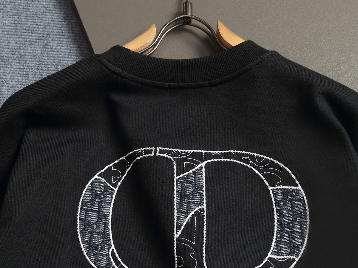 260813 New high-quality classic logo pure cotton round-neck hoodie